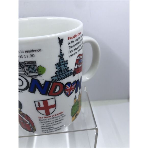 London England Souvenir Large Ceramic Coffee/ Tea  Mug - Picture 2 of 16